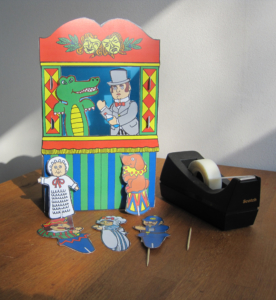 poppenkastje met poppetjes